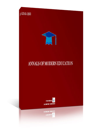 Cover of The Annals of Modern Education, ISSN 2141-1263
